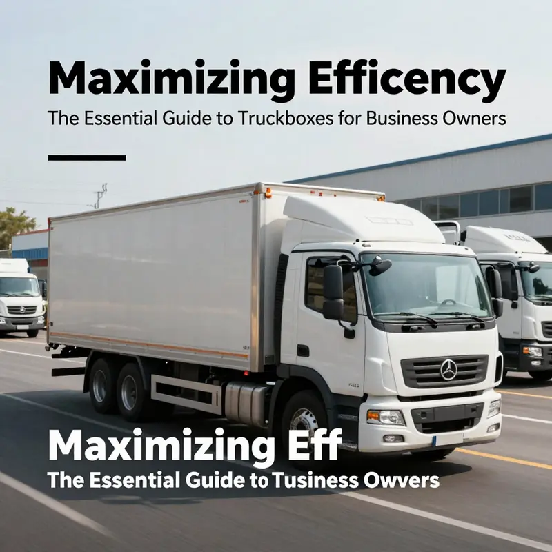 Different types of truckboxes along with specifications to guide businesses in choosing the right vehicle.