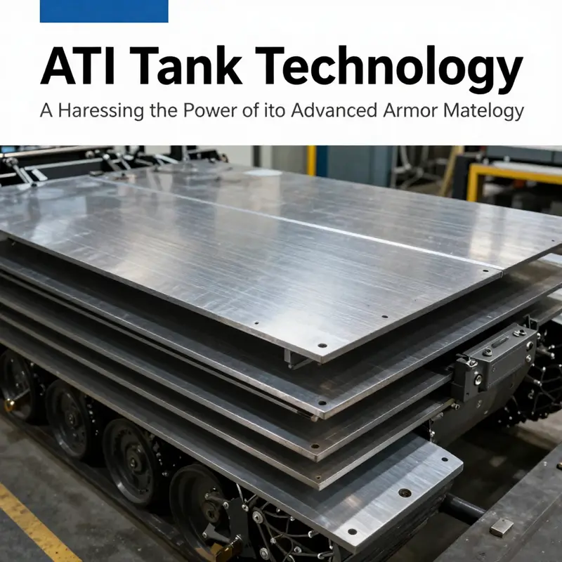 High-performance armor steel plates from ATI illustrating advanced materials technology.