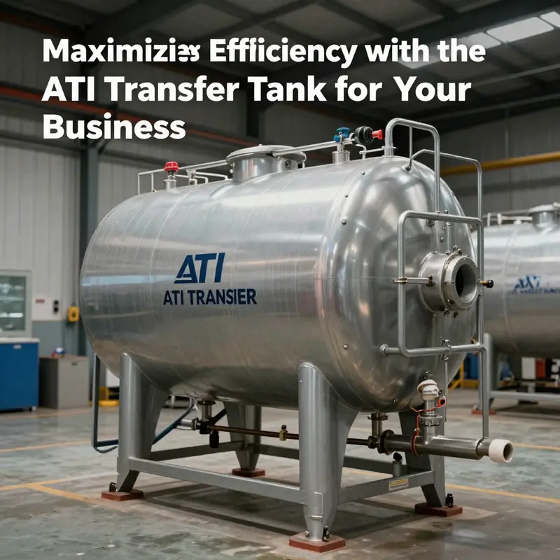 Image of the ATI transfer tank in an industrial landscape, illustrating its design and multi-liquid transportation capabilities.