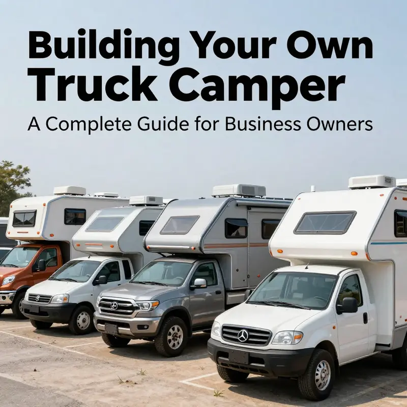 A diverse range of trucks ideal for DIY camper conversion, showcasing options for different needs.