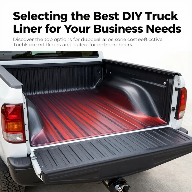 A truck bed showcasing a high-quality DIY-lined surface, emphasizing protection and durability.