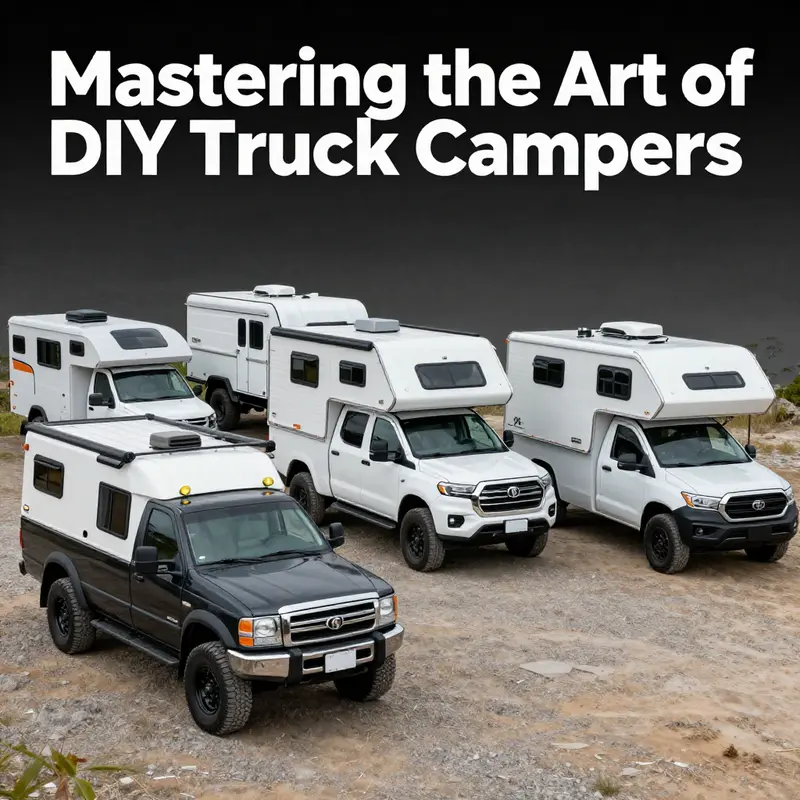 Explore various vehicle options ideal for building your own DIY truck camper.