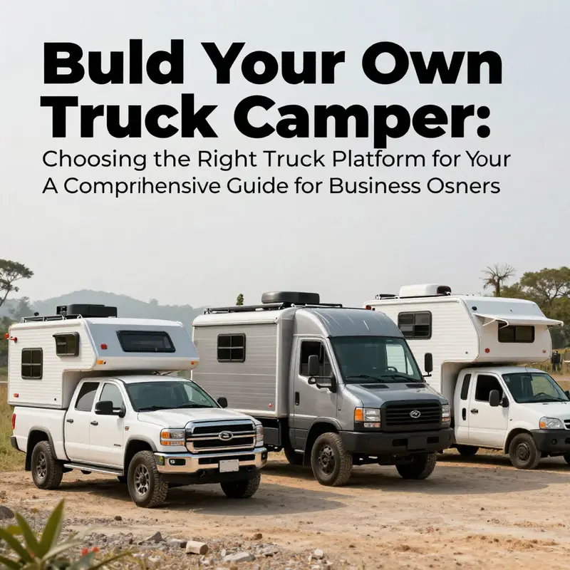 Business owners evaluating their budget and needs for a DIY truck camper project.
