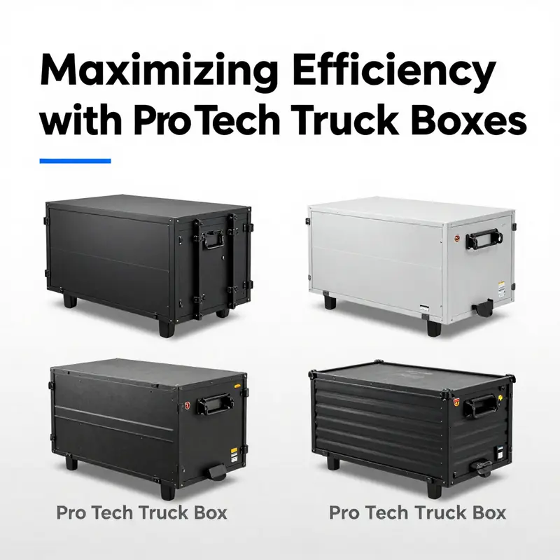 The Pro Tech Truck Box is designed for maximum durability and effective protection against harsh weather conditions.