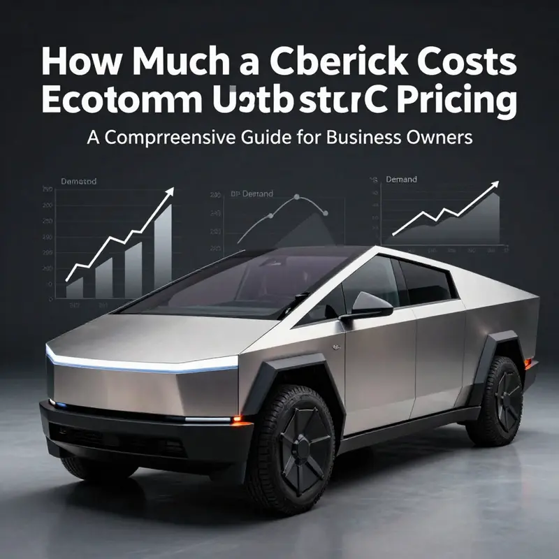 Side-by-side comparison of the Cybertruck Base and Higher-End Models.