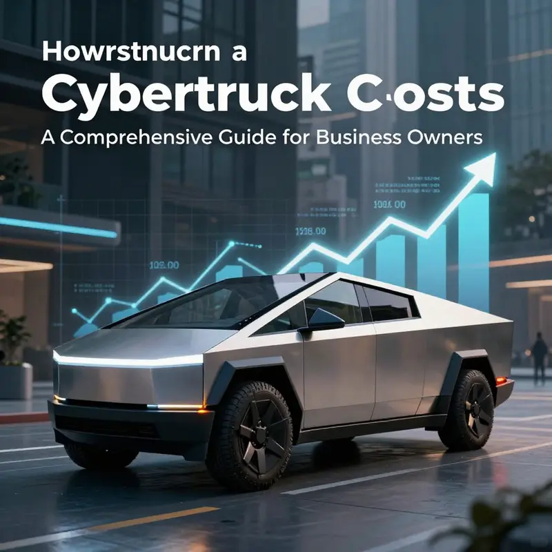 Side-by-side comparison of the Cybertruck Base and Higher-End Models.