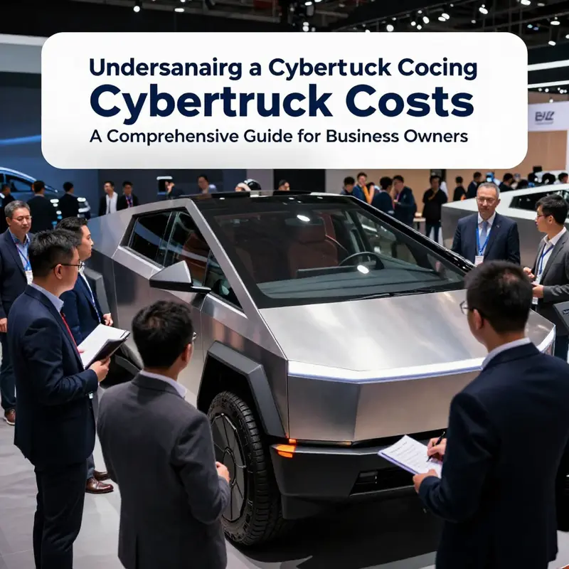 Side-by-side comparison of the Cybertruck Base and Higher-End Models.