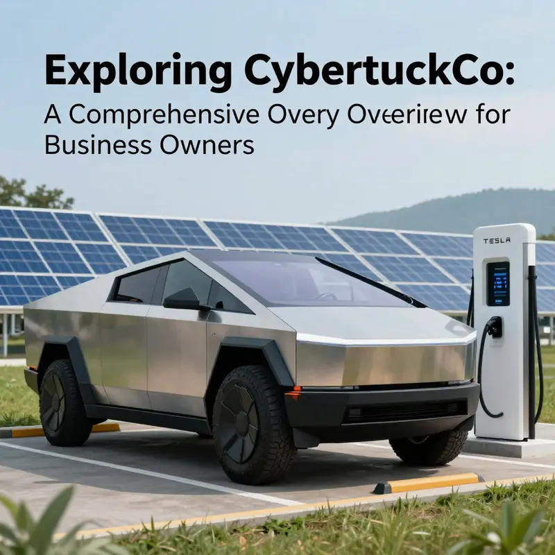 A detailed view of the Tesla Cybertruck highlighting its distinctive angular design.