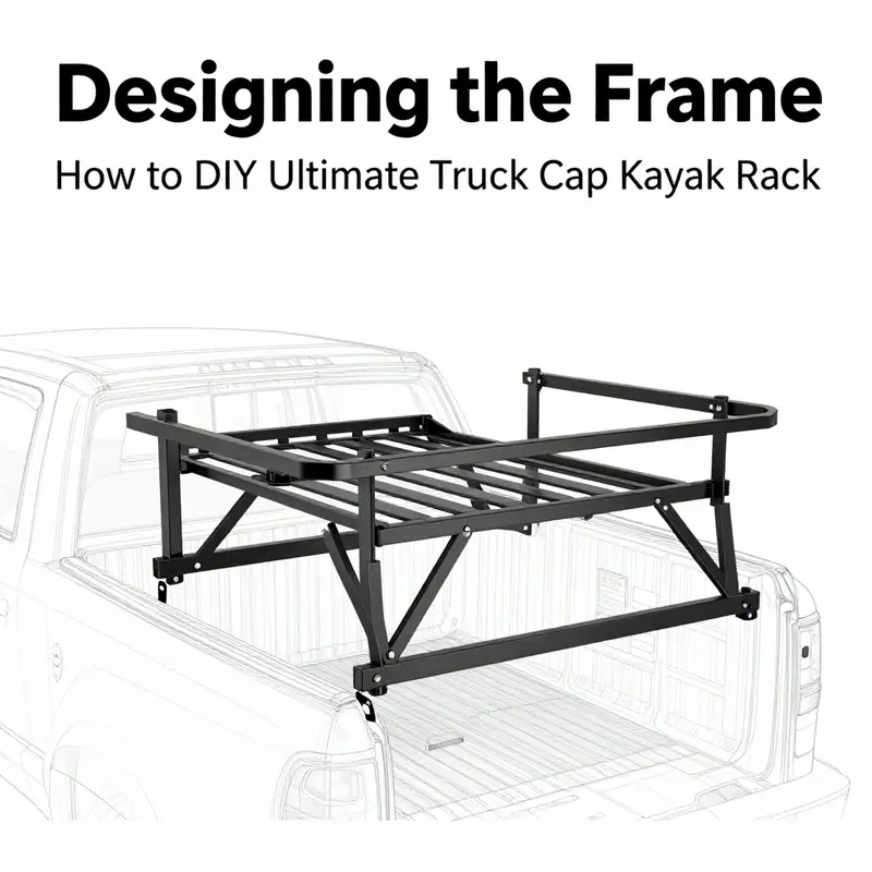Essential factors to consider when designing a DIY truck cap kayak rack.