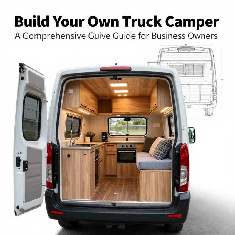 Business owners evaluating their budget and needs for a DIY truck camper project.