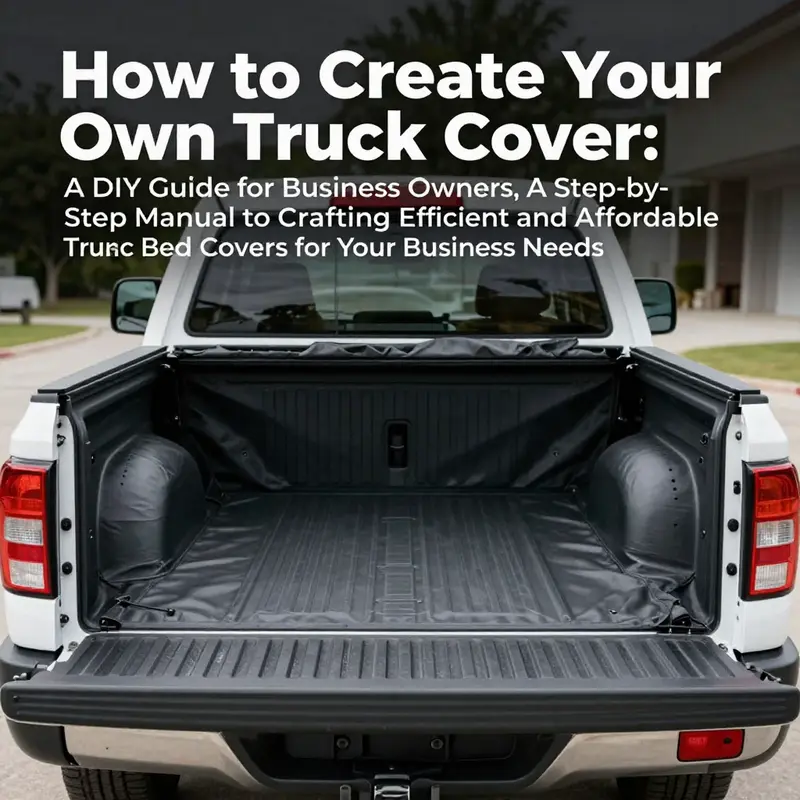 A completed truck bed cover on a truck displaying durability and aesthetics.