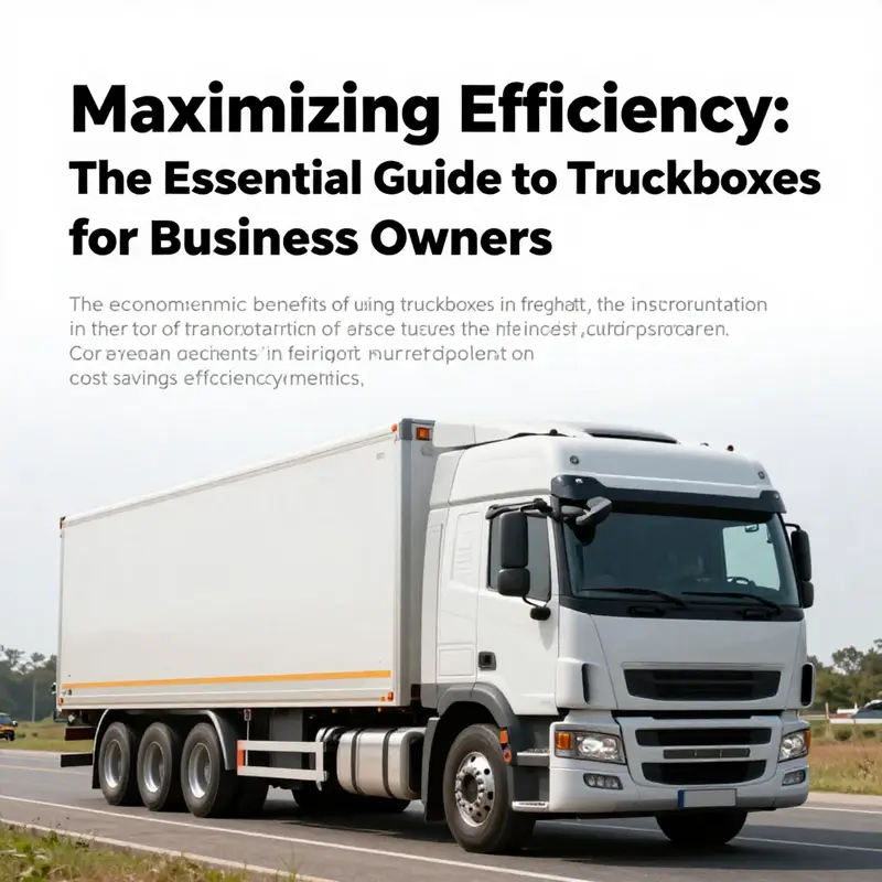 Different types of truckboxes along with specifications to guide businesses in choosing the right vehicle.