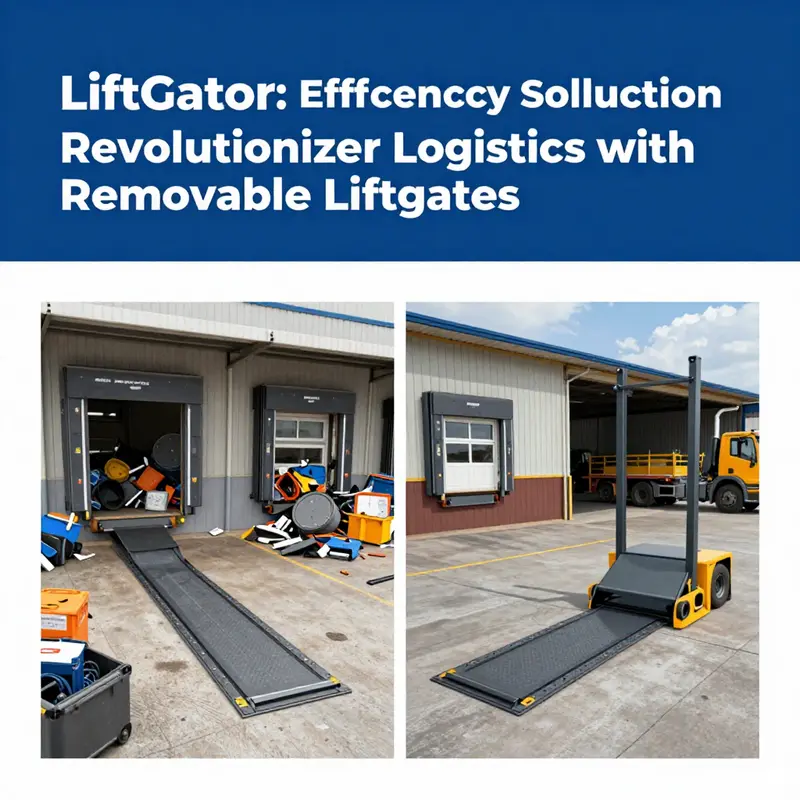 LiftGator’s innovative removable liftgate in action on a commercial vehicle.