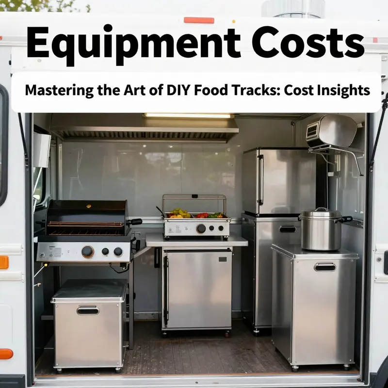 A financial breakdown outlining the primary costs involved in creating a DIY food truck.