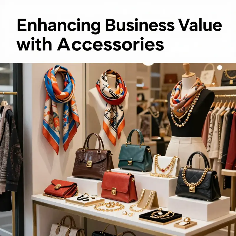 A boutique display of fashion accessories, highlighting their role in elevating outfit styles.
