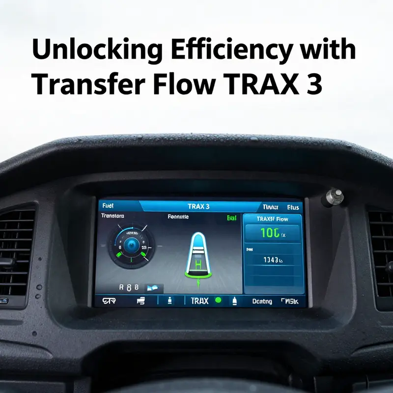 The Transfer Flow TRAX 3 system seamlessly integrates into vehicles for automatic fuel transfer.