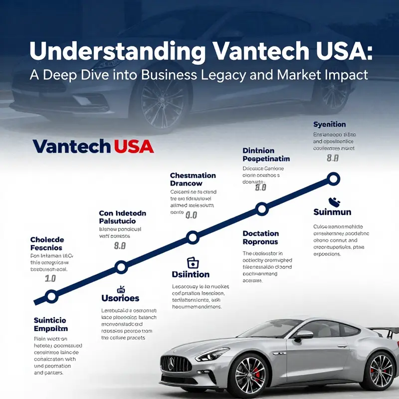 A timeline highlighting significant milestones in Vantech USA’s history.