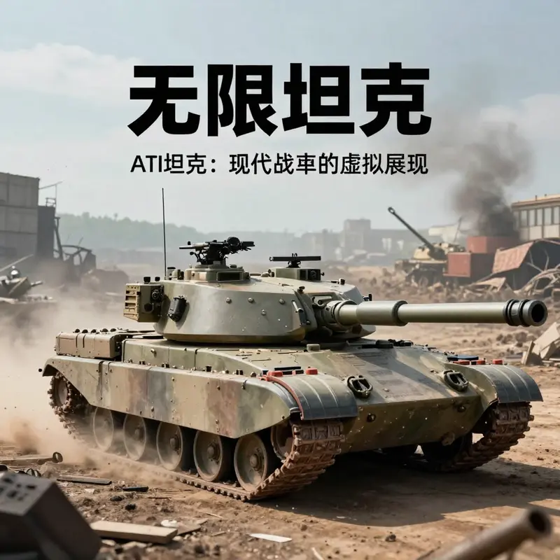 An example of an ATI tank in action within the World of Tanks game environment.