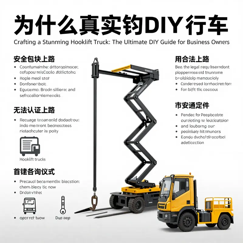 Essential materials and tools for crafting a powered hooklift truck prototype.
