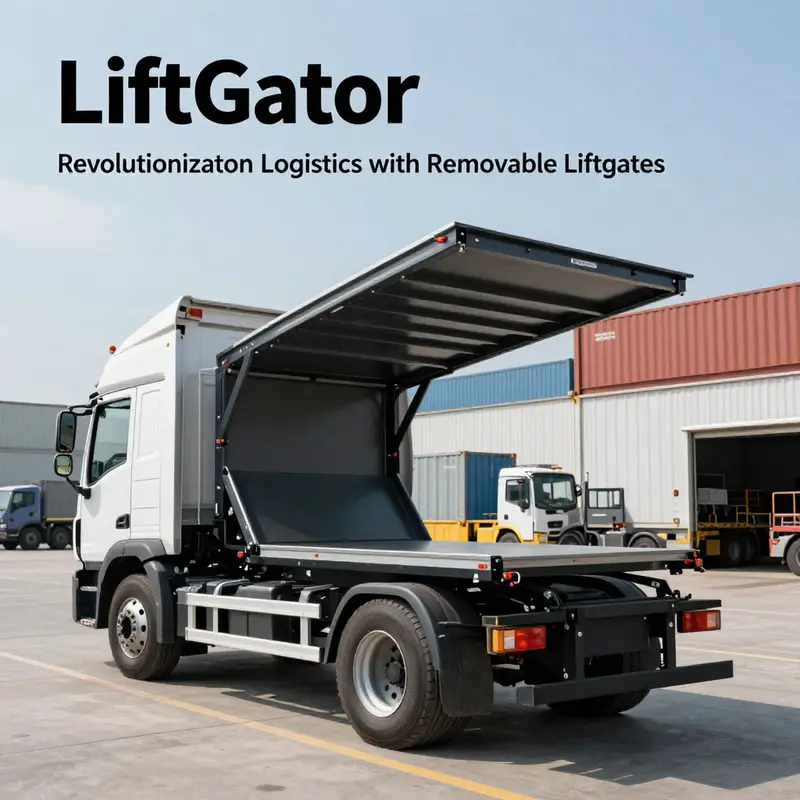 LiftGator’s innovative removable liftgate in action on a commercial vehicle.