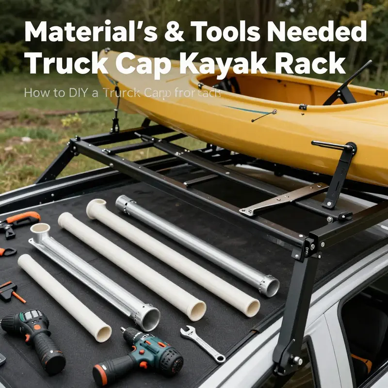 Essential factors to consider when designing a DIY truck cap kayak rack.