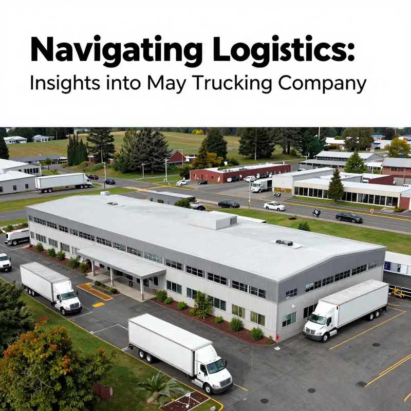 The headquarters of May Trucking Company, located in Salem, Oregon, highlighting its operational base.