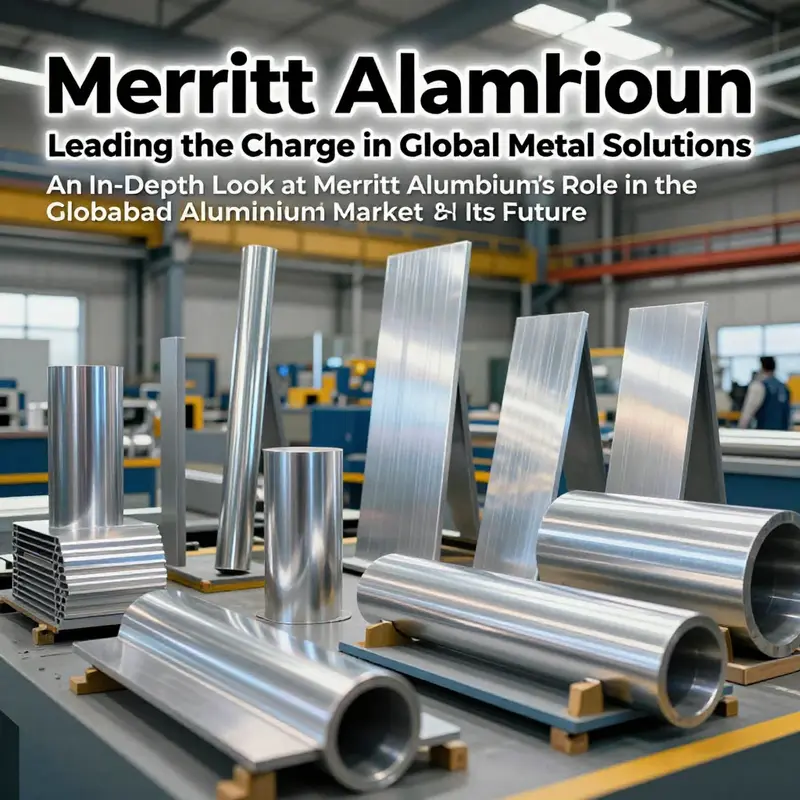 An engaging visual representation of various aluminum products designed for diverse applications, showcasing Merritt Aluminum's expertise.