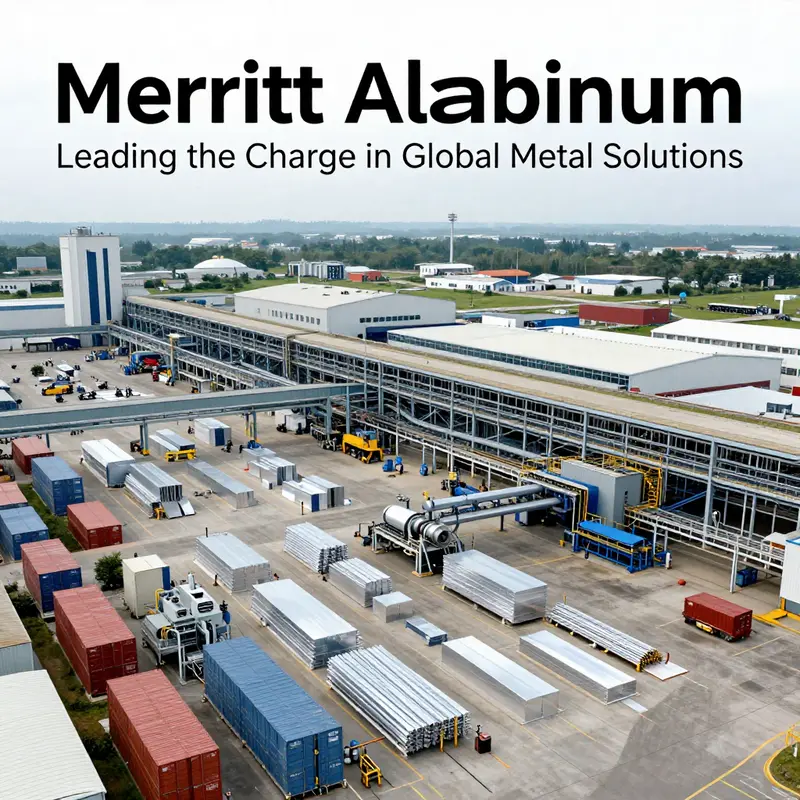Merritt Aluminum’s facility plays a vital role in manufacturing and distributing aluminum products globally.