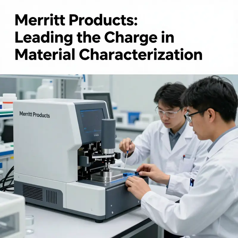 A research setting featuring Merritt Products technology, focusing on innovation in material analysis.