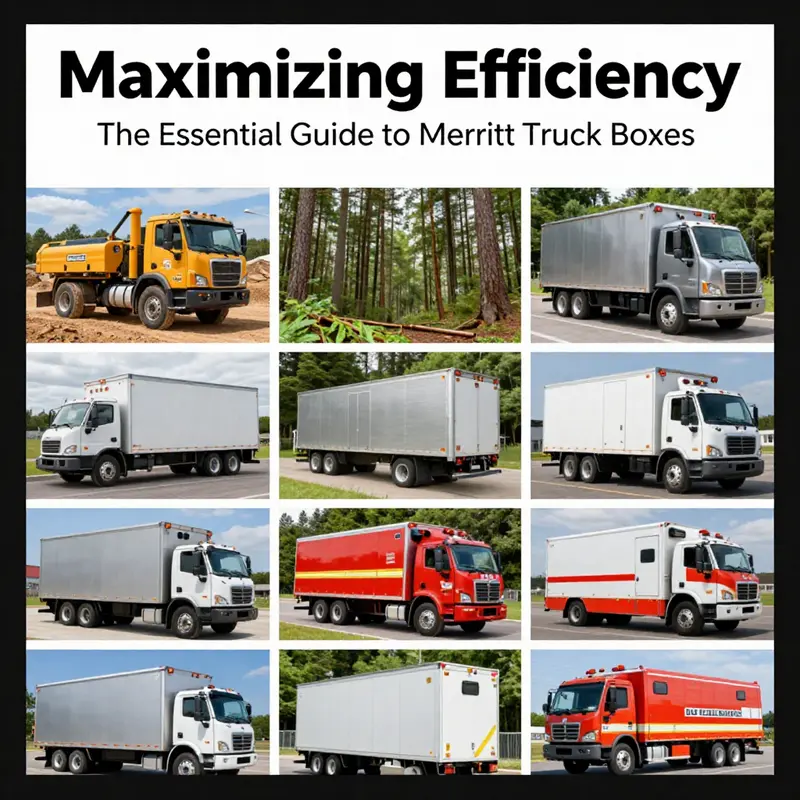 Merritt truck box demonstrating its efficient design and high-quality features.