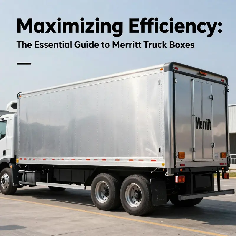 Merritt truck box demonstrating its efficient design and high-quality features.