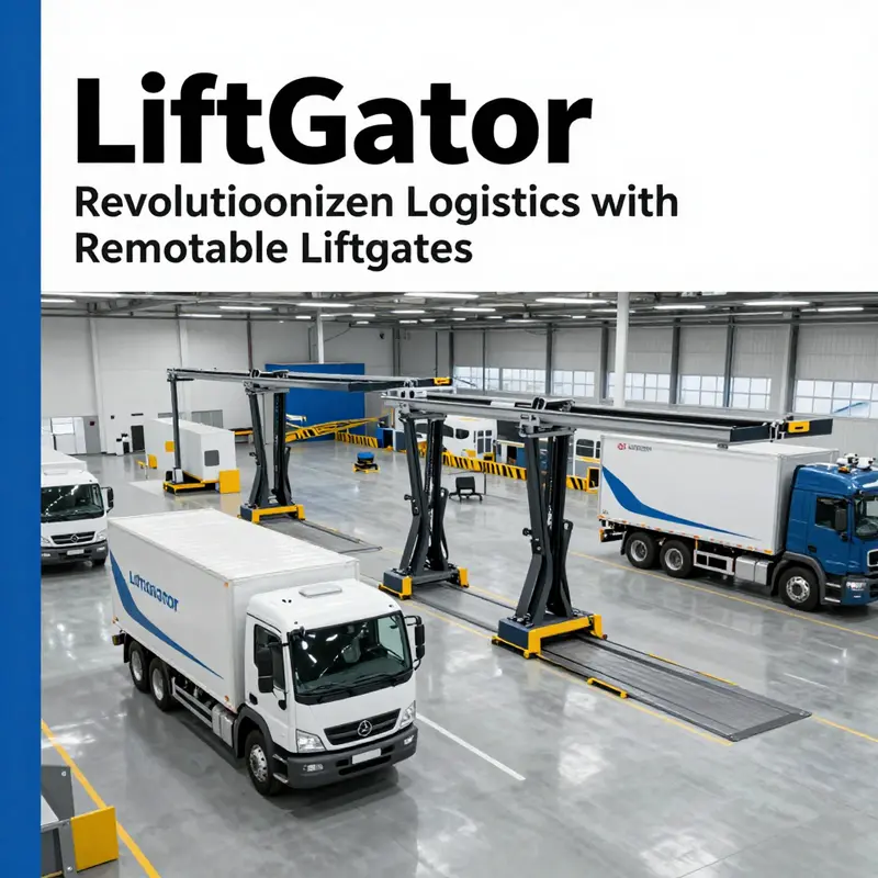 LiftGator’s innovative removable liftgate in action on a commercial vehicle.
