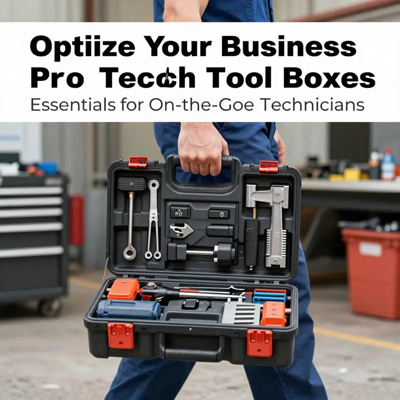 A high-quality rolling tool box, perfect for on-site mobility and organization of tools.
