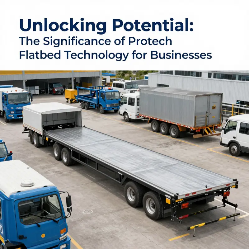 A representation of the market dynamics and trends in the Protech Flatbed sector.
