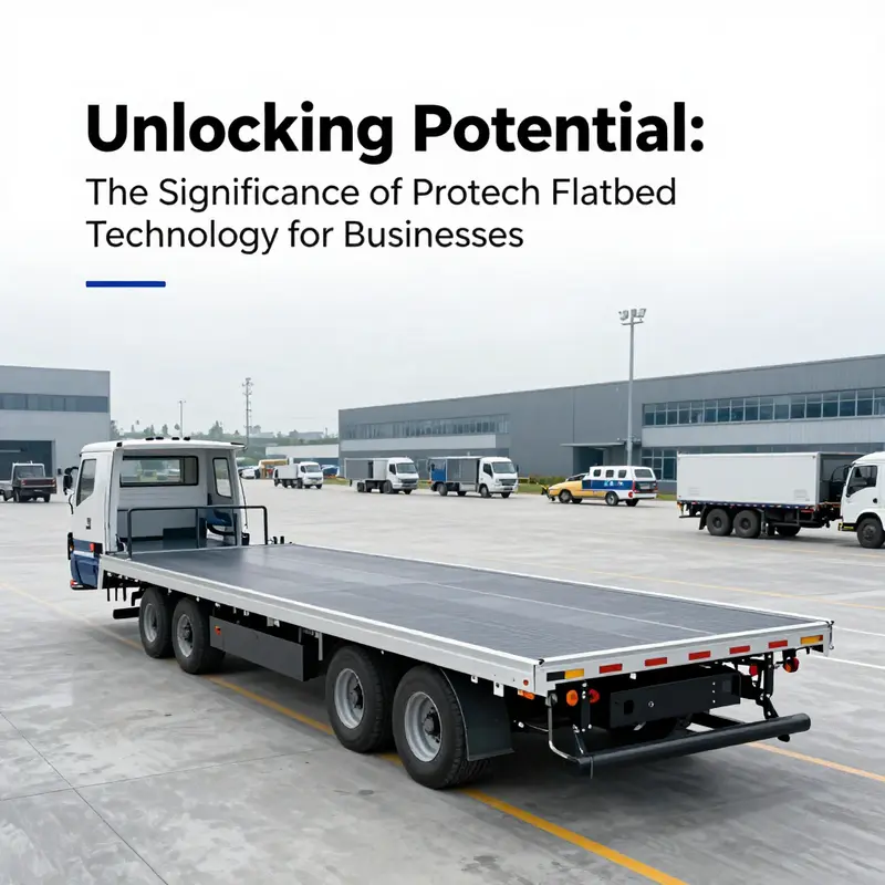 A representation of the market dynamics and trends in the Protech Flatbed sector.