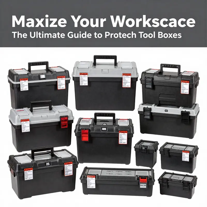 Showcasing the durability and practicality of Protech Tool Boxes in a workshop environment.