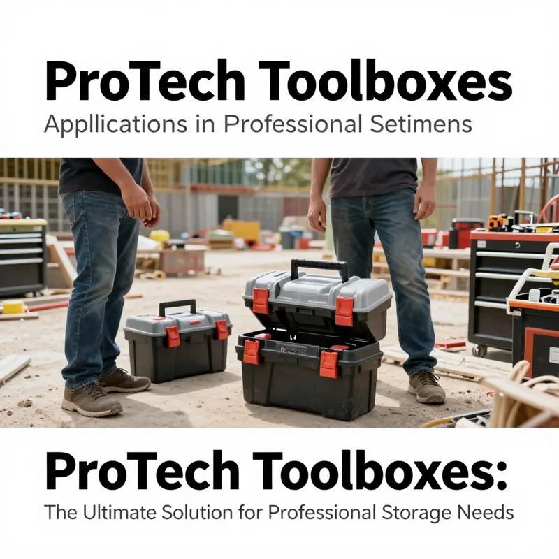 Highlighting the premium specifications of ProTech toolboxes, focusing on design and durability.