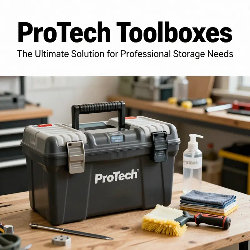 Highlighting the premium specifications of ProTech toolboxes, focusing on design and durability.