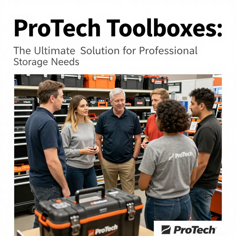 Highlighting the premium specifications of ProTech toolboxes, focusing on design and durability.
