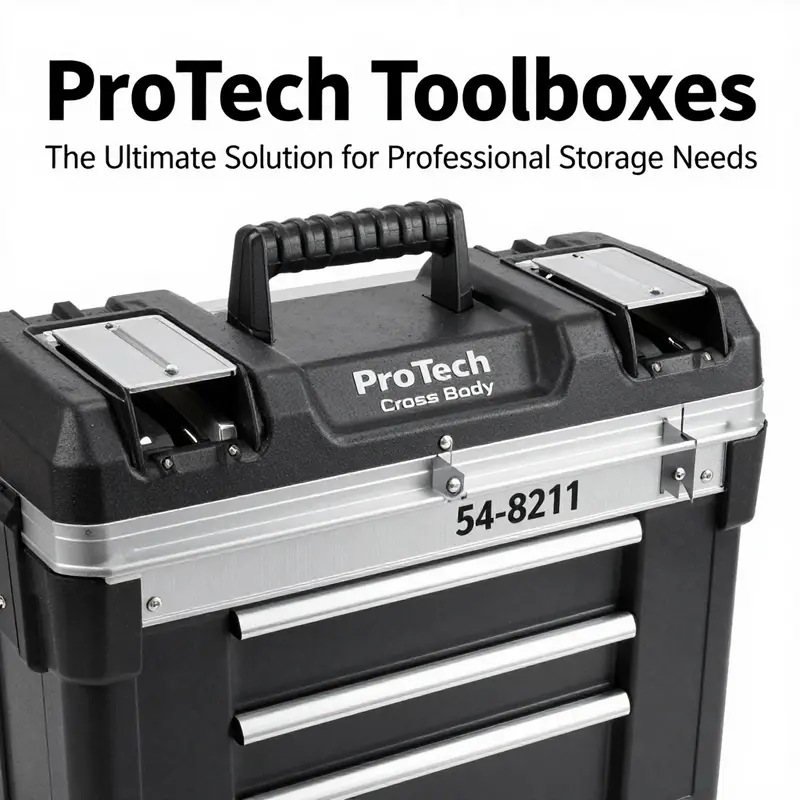 Highlighting the premium specifications of ProTech toolboxes, focusing on design and durability.