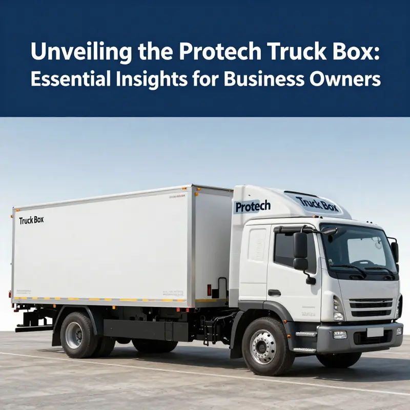 Detailed view of the robust features of a Protech Truck Box.