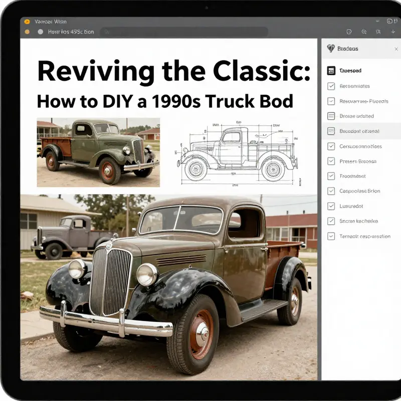 Vintage truck designs from the 1940s illustrating the iconic aesthetic.