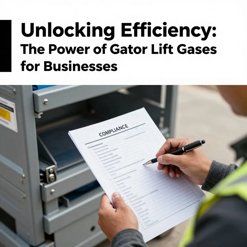 An operational gator lift gate demonstrating its functionality in loading heavy cargo.