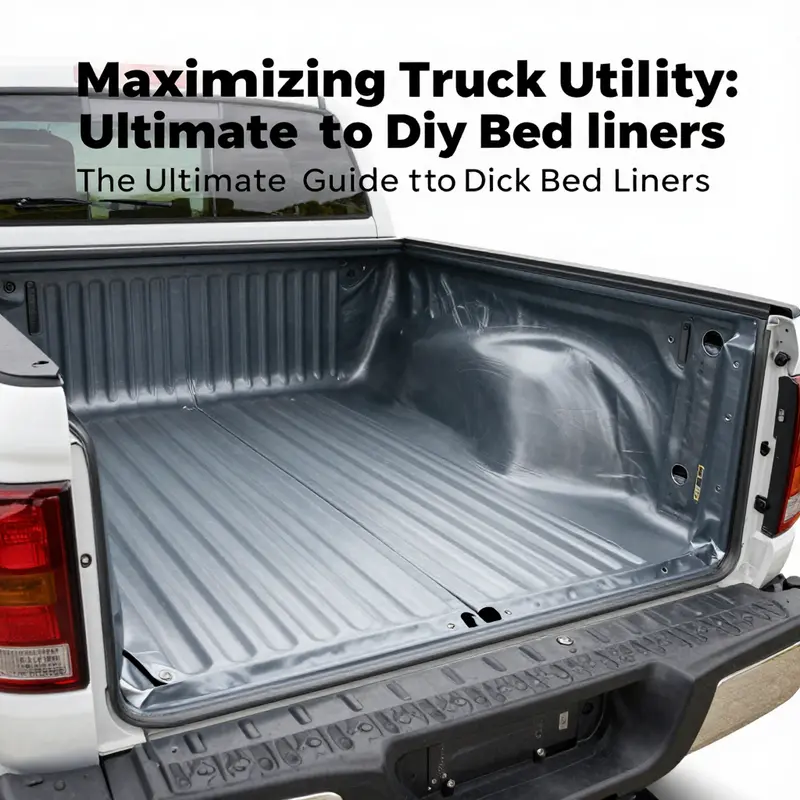 Fresh application of a polyurea truck bed liner showcasing its smooth finish.