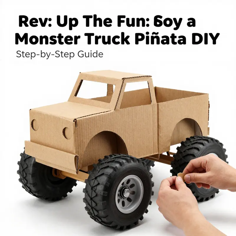 Explore creative designs that can inspire your monster truck piñata.