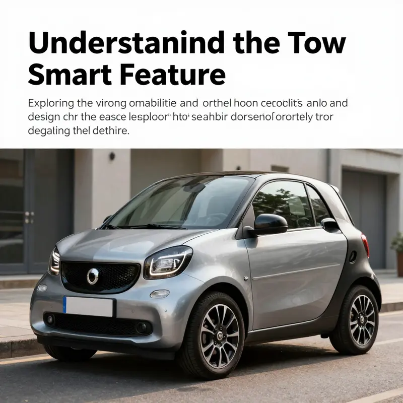 A Smart Fortwo displayed in an urban landscape, emphasizing its unique design and compact size.