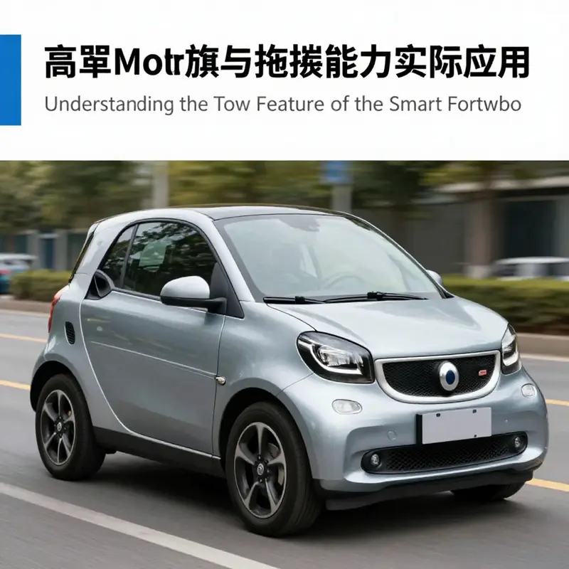 The Smart Fortwo’s towing eye sleeve designed for basic towing functions.