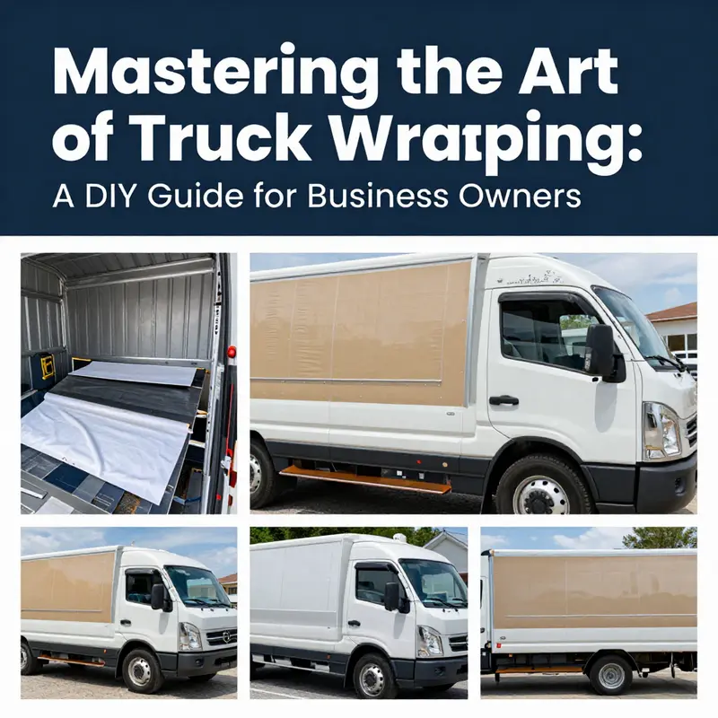 A DIY cardboard truck model showcases the colorful wrapping and attention to detail.