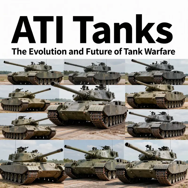 A visual representation of the evolution of tank warfare highlighting significant design advances and key historical moments.