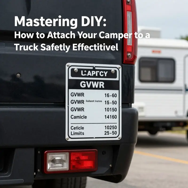 Understanding your truck’s towing capacity is crucial for safe camper attachment.
